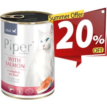  Piper Cat with Salmon 400 gm 