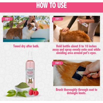  Synergy Labs Veterinary Formula Gloss and Glide Detangler, Shine Builder & Conditioner 8 oz -236 ml 