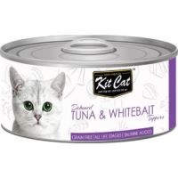 Kit Cat Wet Food Tuna & Whitebait toppers 80g