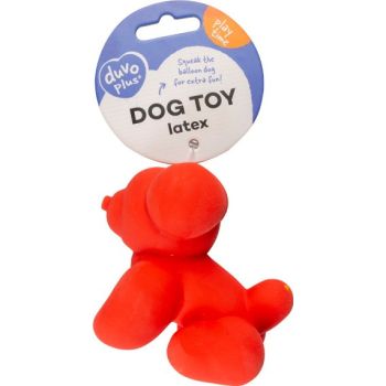  Duvo+ Latex Balloon Pug 9.5X6X8.5Cm Red 