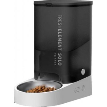  PETKIT SOLO AUTOMATIC FEEDER WITH STAINLESS STEEL BOWL - BLACK 