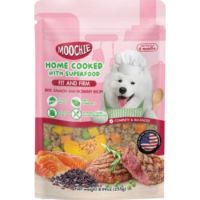 Moochie Home Cooked Dog Food - Fit and Firm - Beef, Salmon and Riceberry Recipe 255g