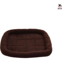 Saas Pet Velvet Open Bed Brown Medium
