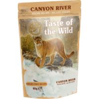 Taste of the Wild Canyon River Cat Pouch Chunks in Gravy – 85g