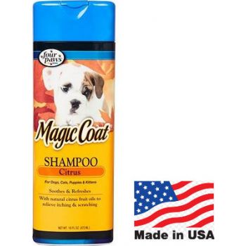  Click to open expanded view  video       PrevNext Four Paws Magic Coat Organic Citrus Shampoo, 16-oz 