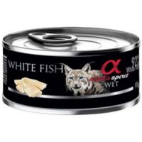 Alpha Spirit Cat Wet Food WHITE FISH  85g