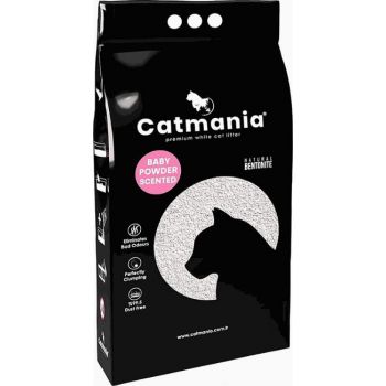  Catmania Baby Powder Scented Natural Bentonite Cat Litter - 20 L 
