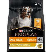 PRO PLAN ALL SIZE ADULT LIGHT STERILISED CHICKEN 3KG