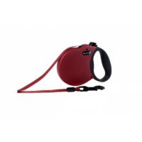 Adventure retractable leash, 5 m - Medium - Red
