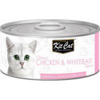 Kit Cat Wet Food  Chicken & Whitebait Toppers 80g