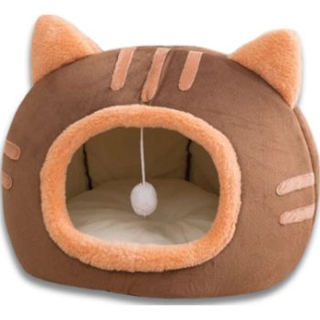  SASS CAT HOUSE BEDS M COFFEE 40*40*32 CM 