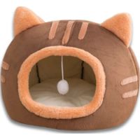 SASS CAT HOUSE BEDS M COFFEE 40*40*32 CM