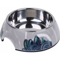 Pawsitiv Round Decal Bowl Blue Leaf Large