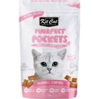 Kit Cat Treats  Purrfect Pockets Hairball Control 60g