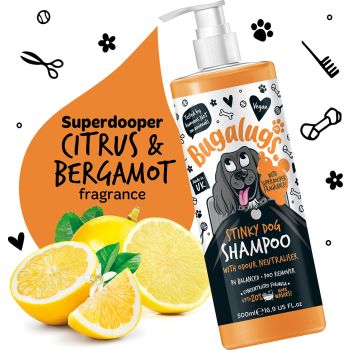  Bugalugs Stinky Dog Shampoo 500ml (16.9 Fl Oz) 