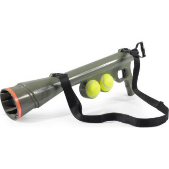  Bazooka Automatic Ball Launcher With 2 Tennis Balls 