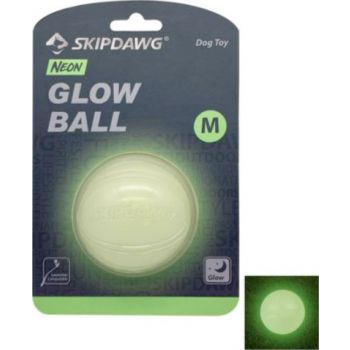  SKIPDAWG Neon Glow Dog Ball (Medium) 
