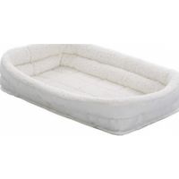 MidWest QuietTime Deluxe Fleece Double Bolster Crate Bed 54