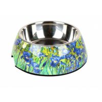 Pawsitiv Round Decal Bowl Garden Large
