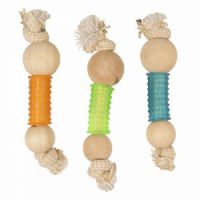 DUVO+ SUPA CHEW STICK WITH ROPE | SUPA’CHEW STICK ROUND WITH ROPE 5X5X18CM