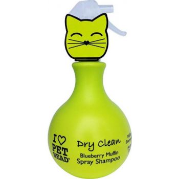  Pet Head TPHC5 Cat Dry Clean Spray Blueberry Muffin Shampoo 450ml 