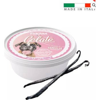  FidoVet Gelato Ice Cream for Dogs (Vanilla) 40g  (Powder) 