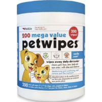 Petkin Mega Value Pet Wipes 200ct