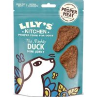 Lily's Kitchen The Mighty Duck Mini Jerky Grain Free Dog Treats - 70G