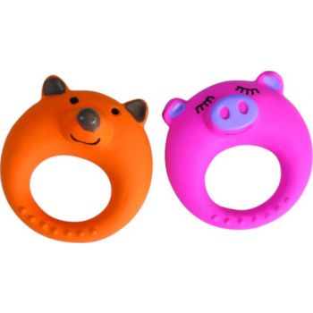  Camon Latex Fox/Pig Ring With Squeaker 