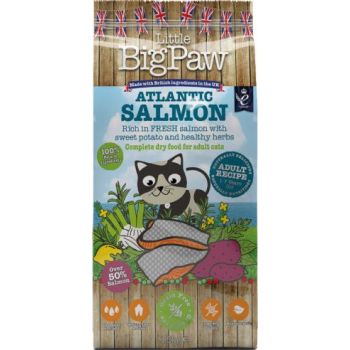  Little Big Paw Cat Dry Food Atlantic Salmon for Adult Cats 1.5KG 