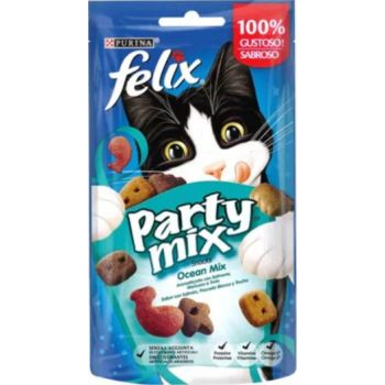  Purina Felix Party Mix Ocean Cat Snacks 60g 