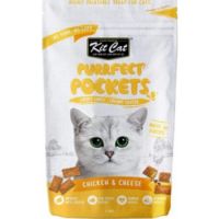 Kit Cat Treats Purrfect Pockets Chicken And Cheese 60g