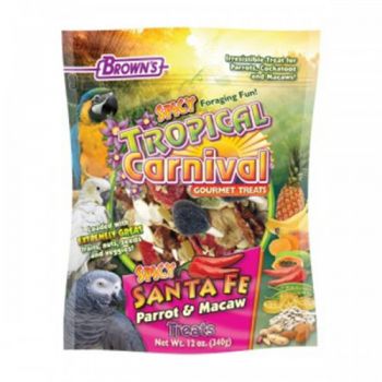  BROWNS SPICY PARROT TREATS 340G 