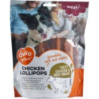 DUVO Plus Chicken Lollipops Soft Chicken Meat Dog Treats 400