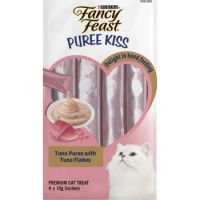 PURINA Fancy Feast Puree Kiss Tuna With Tuna Flakes 4x10g