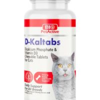 Bio PetActive D-Kaltabs Cat (Calcium tablets for cats) 60tabs