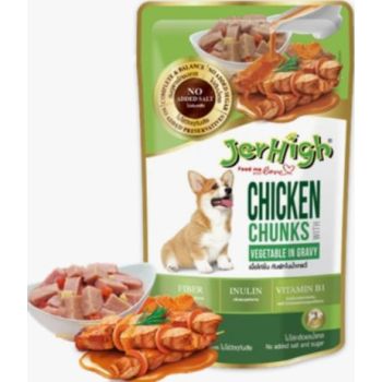 Jerhigh Chicken & Vegetable In Gravy 120g 