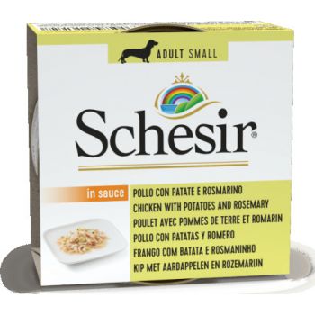  Schesir Dog Wet Food Can-Chicken With Potatoes And Rosemary 85G 