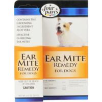 Four Paws Ear Mite Remedy for Dogs, 3/4 oz.