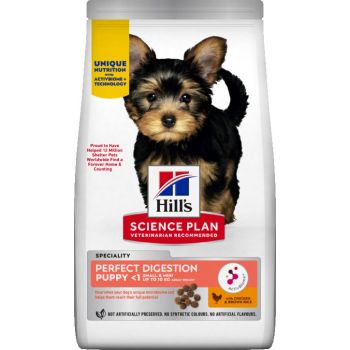  Hill’s Science Plan PERFECT DIGESTION SMALL & MINI PUPPY DRY FOOD (1.5kg) 
