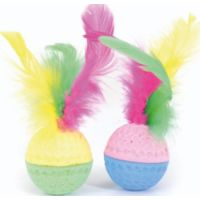 Camon Sponge Ball With Feather (2Pcs)