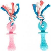 Duvo+ Dogtoy Puppy TPR Teether With Cotton Rope 18cm
