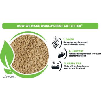  World's Best  Cat Litter Clumping, ORIGINAL 28 lbs 