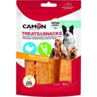 Camon Chicken & Carrot Strips (80Gr)