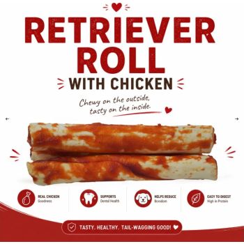  Petrix Retriever Rolls with Chicken - 3 Pcs 