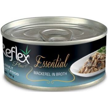  Reflex Plus Essential Mackerel in Broth Cat Wet Food, 70g 