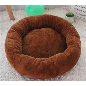  Petbroo Round Cushion Beds 50cm Dark Brown 