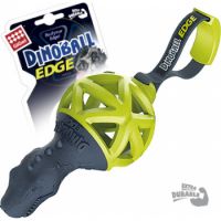 Gigwi Dinoball EDGE Dog Toys with starp Med-size TPR/Nylon Green