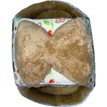  Puppod Pet Basket Bed Brown 