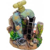 KW Zone Aquarium Resin Decoration: U - 642(14x10x17.5cm)